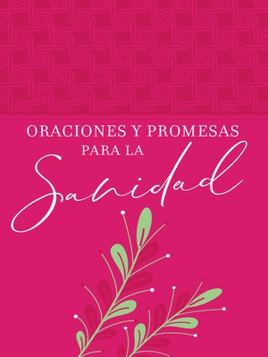 cover image of Oraciones y promesas para la sanidad